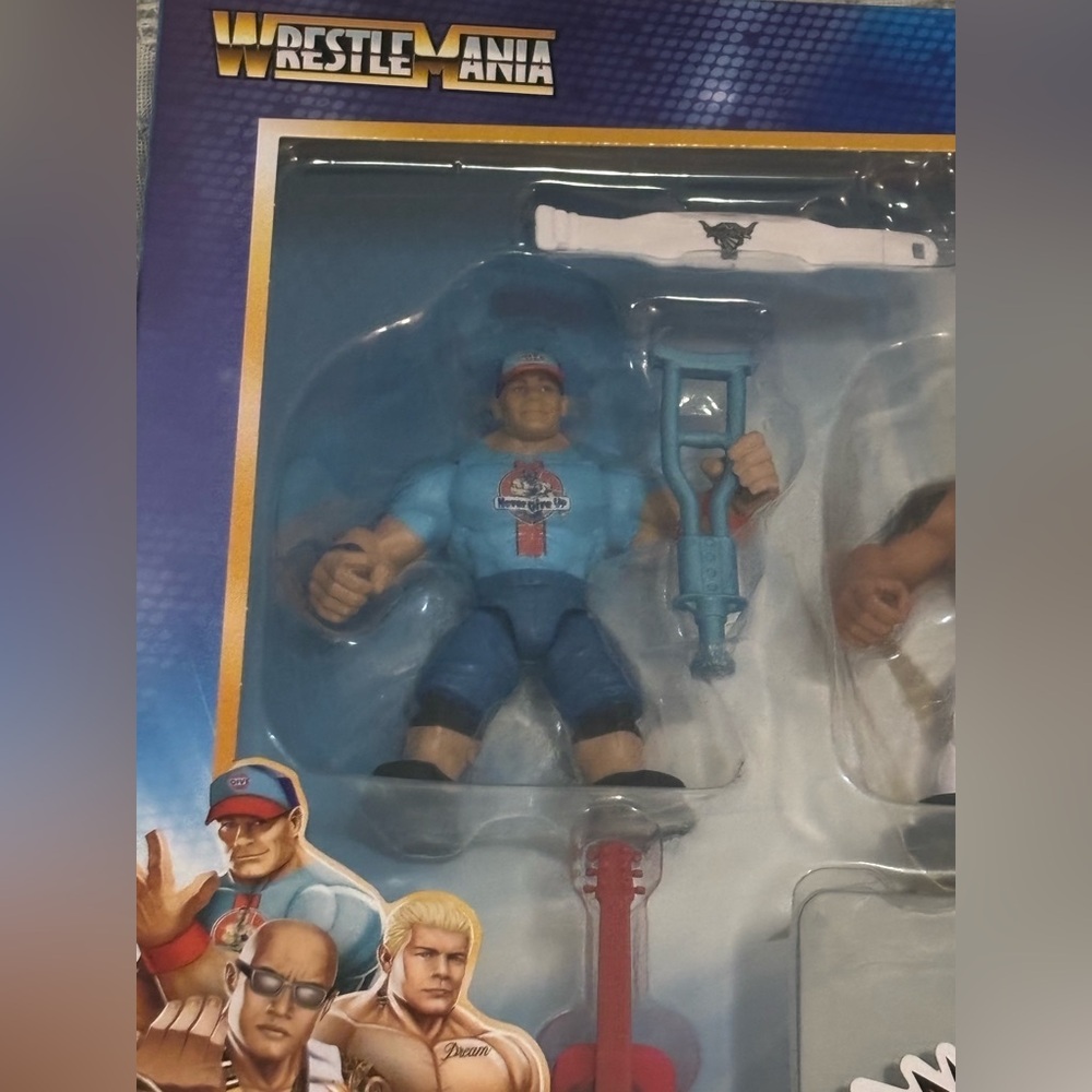 WWE Knuckle Crunches 3 Action Figure Set New in Box - Picture 2 of 6